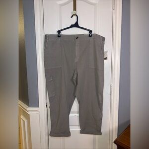 Sonoma Women’s Capri Straight Through Hip & Thigh Size 20W‎ Color Silver
